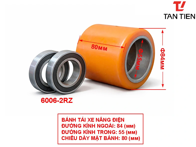 Bánh Chịu Tải Xe Nâng 84x80-55